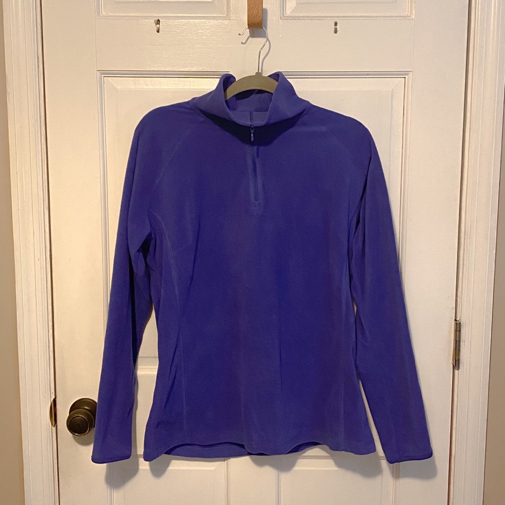 Columbia half-zip // fleece // purple // XL